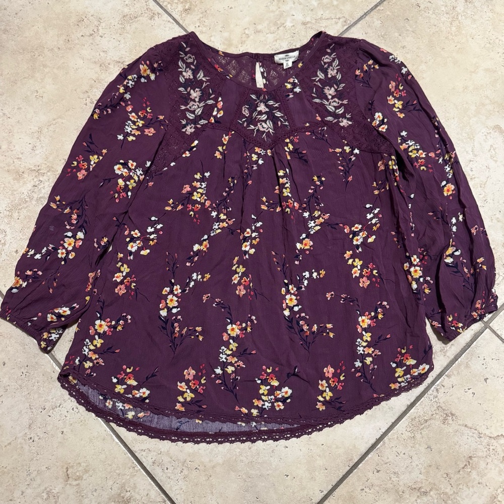 Mason & Belle Floral Blouse
